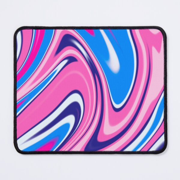 Item preview, pink blue psychedelic swirl trippy artwork abstract acrylic designed and sold by Golden-place.
