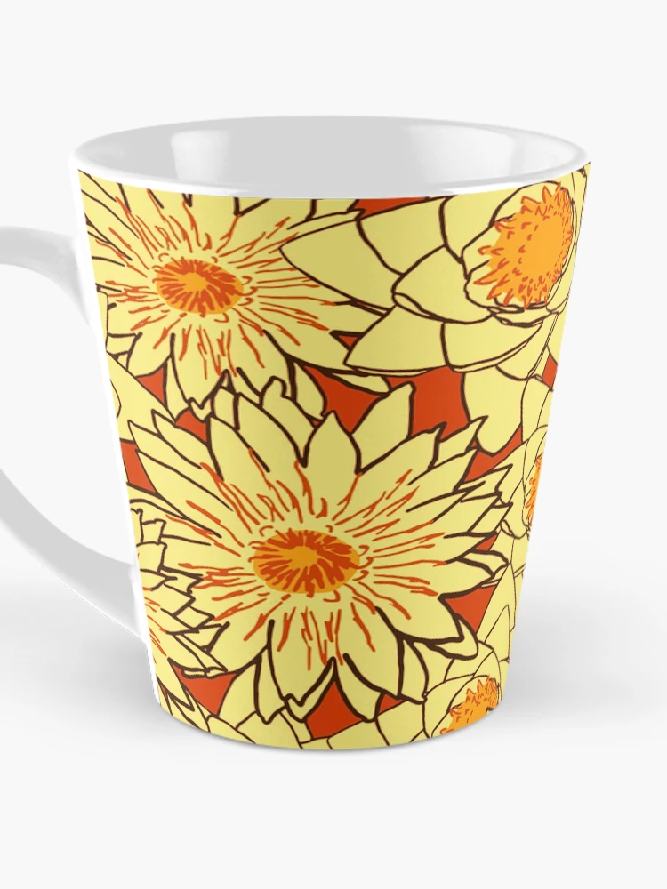 Thumbnail 3 of 4, Coffee Mug, Flowers Fall Pattern designed and sold by Funkey.