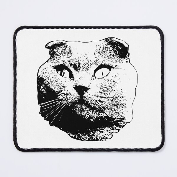 Item preview, Scottish Fold Cat Art designed and sold by ElegantCat.