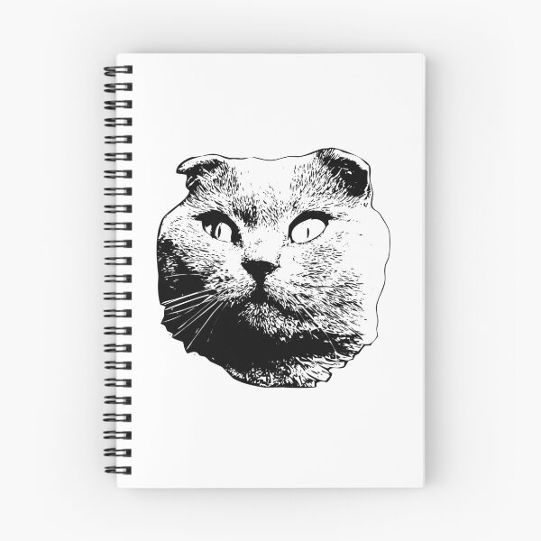Item preview, Scottish Fold Cat Art designed and sold by ElegantCat.