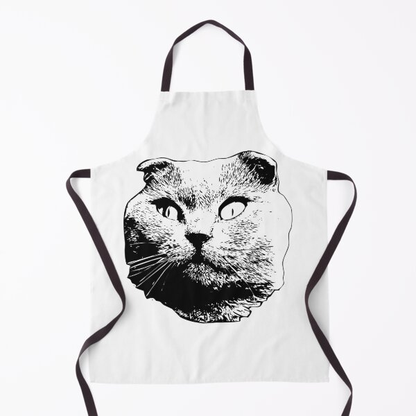Item preview, Scottish Fold Cat Art designed and sold by ElegantCat.