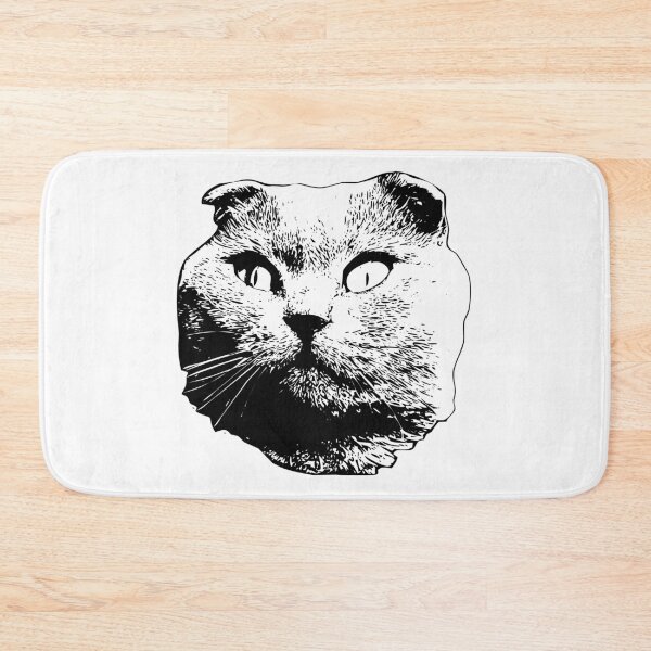 Item preview, Scottish Fold Cat Art designed and sold by ElegantCat.