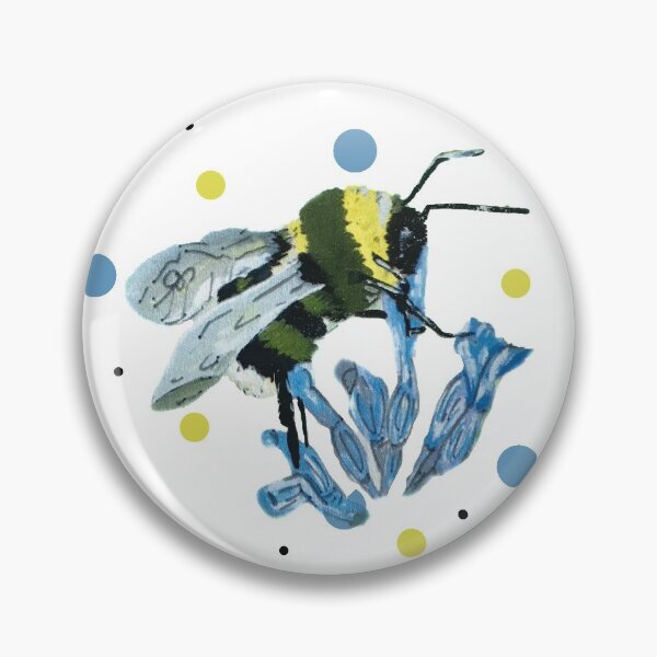 Item preview, The Humble bumble spotty - Bumblebee on Lavender with spots designed and sold by CJSCRAFTS.