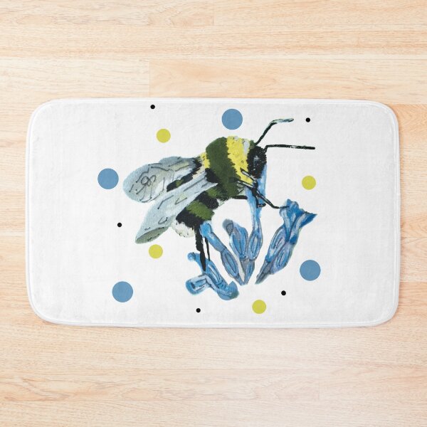 Item preview, The Humble bumble spotty - Bumblebee on Lavender with spots designed and sold by CJSCRAFTS.