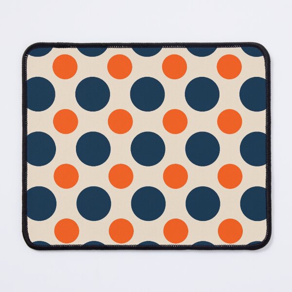 Polka Dot Line Pattern - Polka Dot Mouse Pad