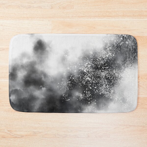 Item preview, Black and White Soft Abstract Watercolour Clouds 03 designed and sold by kasamor.