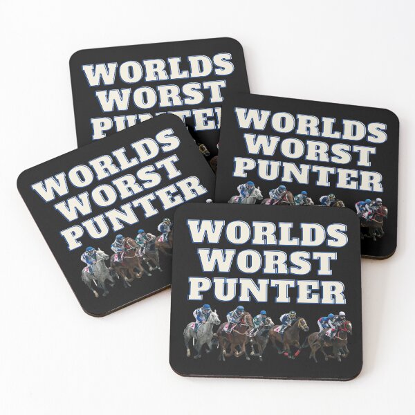 Item preview, Worlds worst punter - horse racing bet designed and sold by HaychGee.