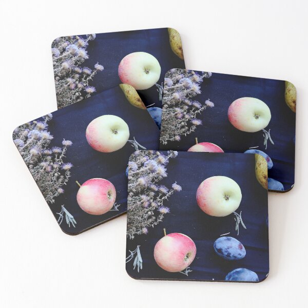 Item preview, Photo artwork: Autumn fruits, Aster flowers designed and sold by GrayCatGraphics.