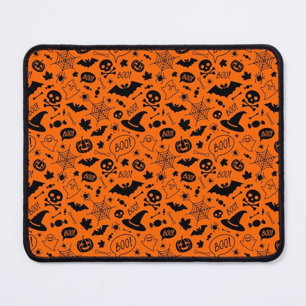 Item preview, Halloween orange festive seamless pattern designed and sold by Golden-place.
