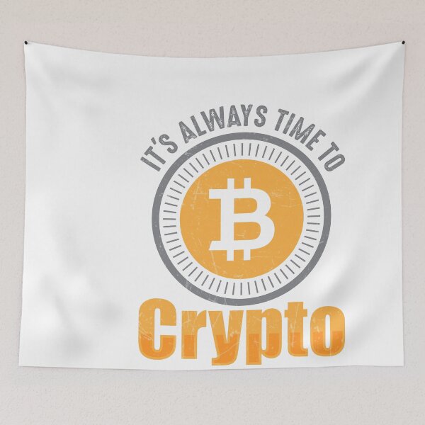 Aperçu de l'œuvre It's Always Time To Crypto créée et vendue par cryptomining.