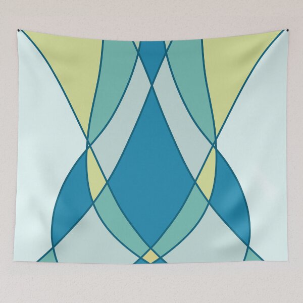Item preview, Abstract Wavy Pastel Artwork designed and sold by bubblyshades.