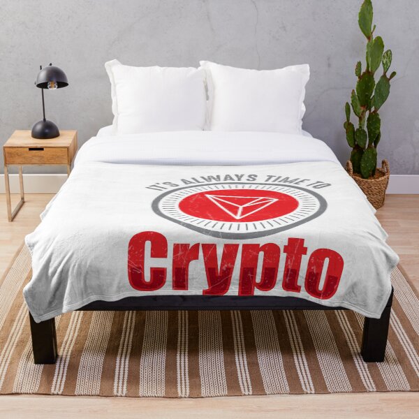 Aperçu de l'œuvre It's Always Time To Crypto (TRON Design) créée et vendue par cryptomining.