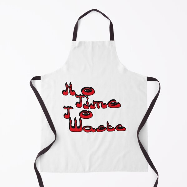Item preview, No time to waste with red color  designed and sold by soufiane bouhfad.