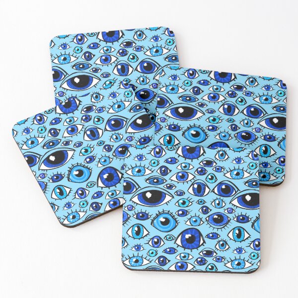 Item preview, Evil Eyes Pattern designed and sold by Chez Louie Designs.