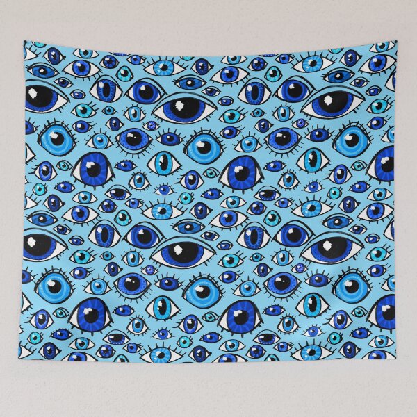 Item preview, Evil Eyes Pattern designed and sold by Chez Louie Designs.