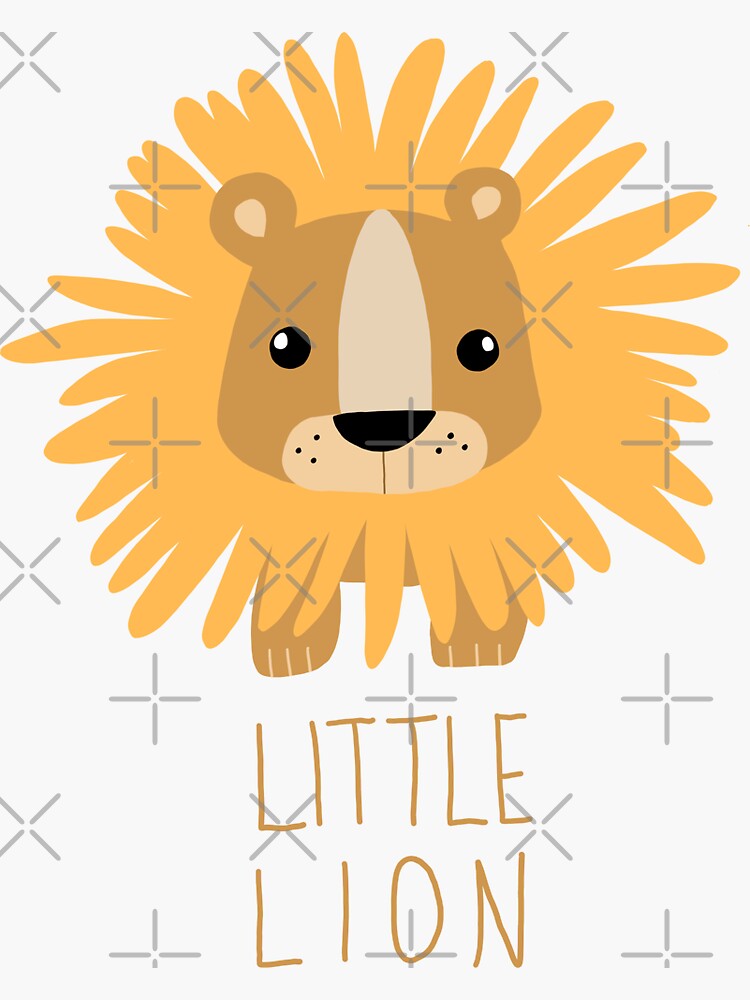 Little Lion Illustration (full colour) by NMilan