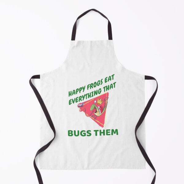 Item preview, Happy Frogs Eat Everthing That Bugs Them designed and sold by crazydotdesigns.