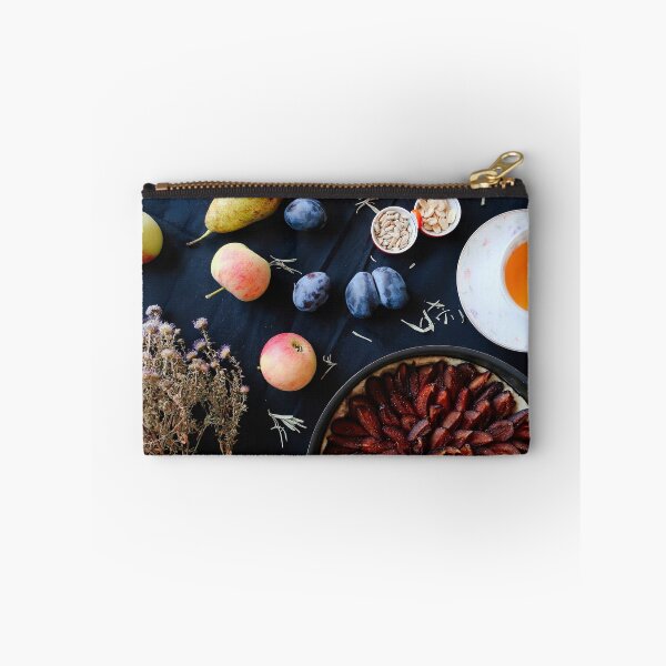 Item preview, Photo artwork: Autumn fruits, Plum pie, Cup of tea designed and sold by GrayCatGraphics.
