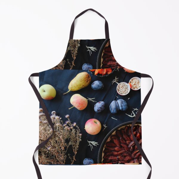 Item preview, Photo artwork: Autumn fruits, Plum pie, Cup of tea designed and sold by GrayCatGraphics.