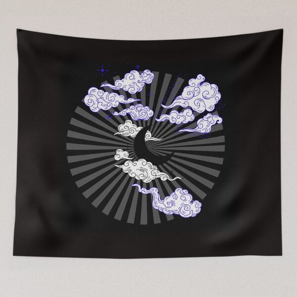 Item preview, Midnight moon in clouds designed and sold by Design4sub.