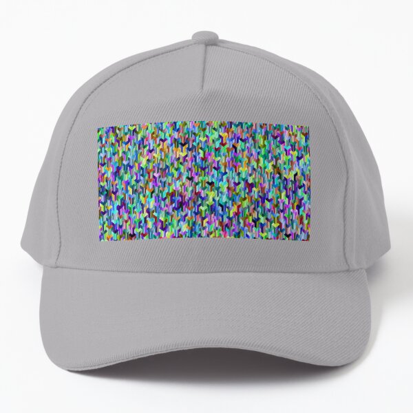 Visual Psychedelic Art, Easy Optical ILLusion Tessellation Baseball Cap