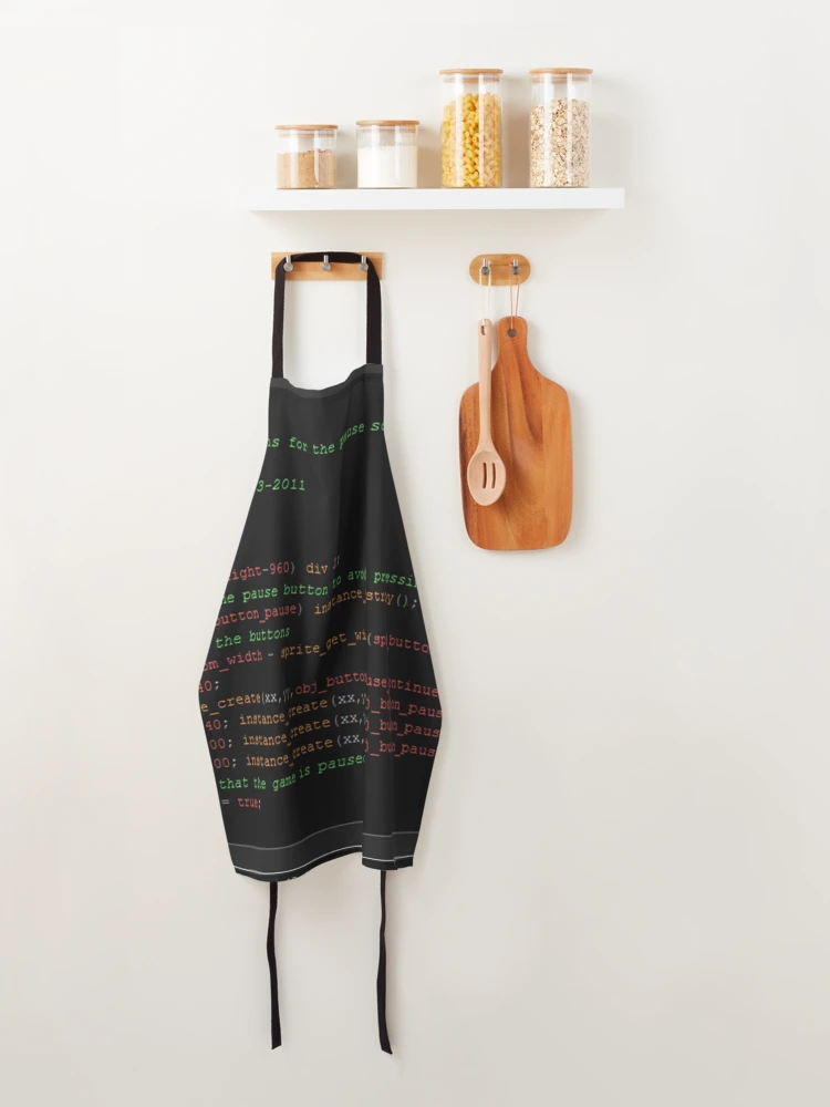 Thumbnail 4 of 6, Apron, Program code designed and sold by roleshop.