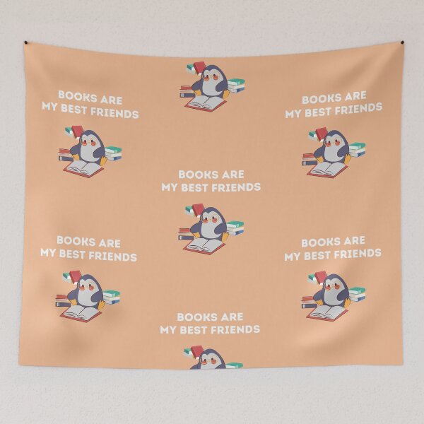 Item preview, BOOKS ARE MY BEST FRIENDS designed and sold by tnwbank.