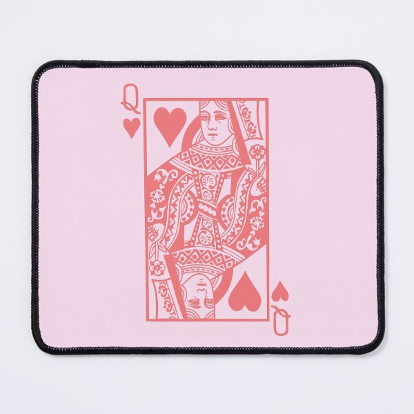 Pastel Pink Queen Of Hearts Stationery Cards