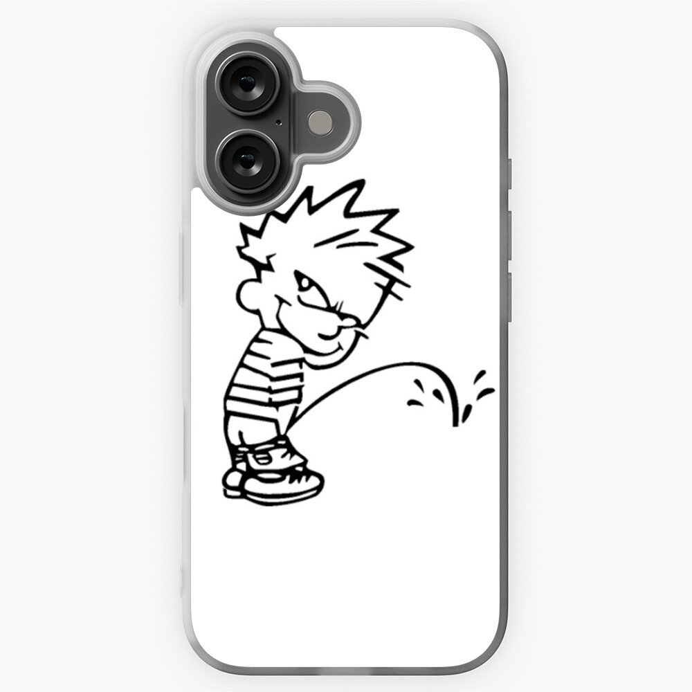 Pissing Kid Sticker