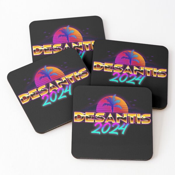 Item preview, Ron DeSantis for 2024 Presidential Election in Retro 80s Style - Black designed and sold by johnta17.