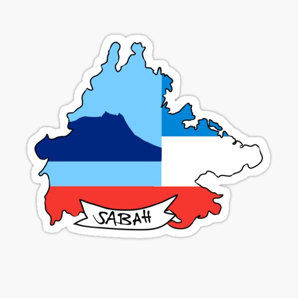 Sabah Flag Sticker For Sale By Avynnde Redbubble