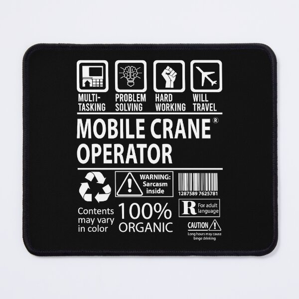 Item preview, Mobile Crane Operator T Shirt - Multitasking Job Gift Item Tee designed and sold by erstrudy75.