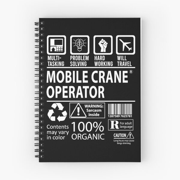 Item preview, Mobile Crane Operator T Shirt - Multitasking Job Gift Item Tee designed and sold by erstrudy75.