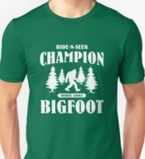 Bigfoot hide and seek champion Unisex T-Shirt