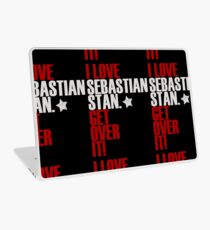 I love Sebastian Stan get over it Laptop Skin