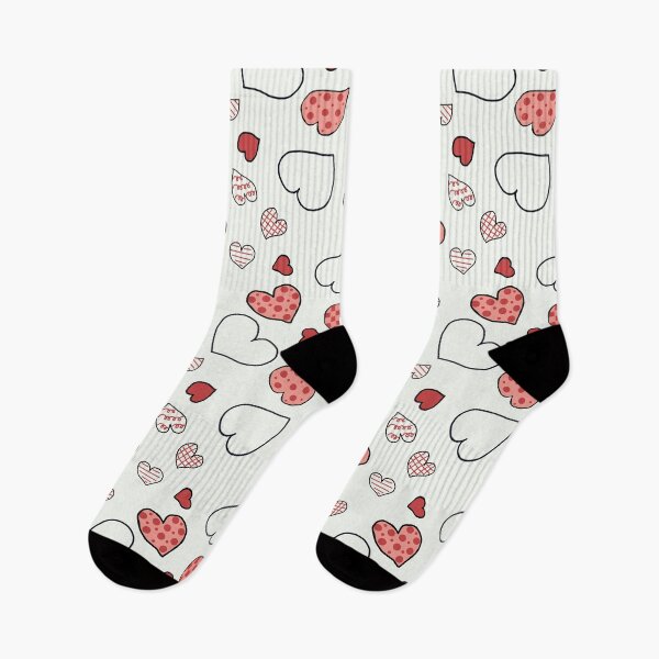 Item preview, Hearts Abound-White designed and sold by RepeatCandy.