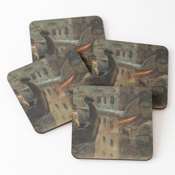 Item preview, Alexander Rothaug Mythological Scene with the Midgard Serpent designed and sold by Vintage Designs +.