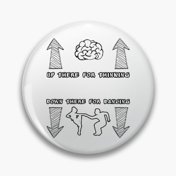 Item preview, Up There for Thinking, Down There for Dancing designed and sold by Braw-Merch.