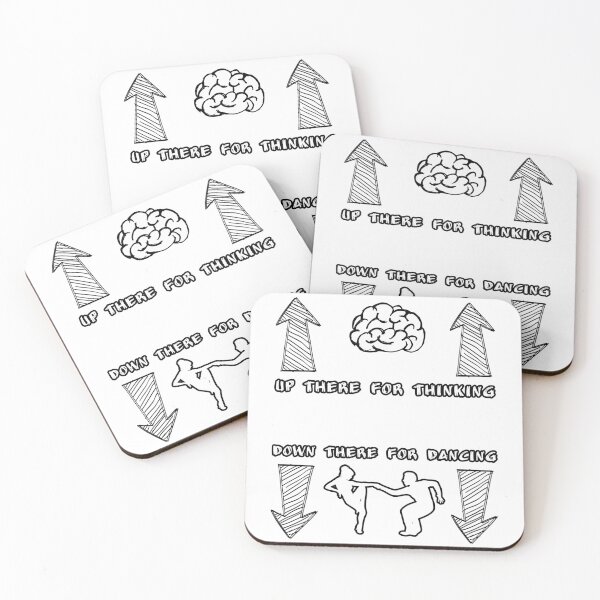 Item preview, Up There for Thinking, Down There for Dancing designed and sold by Braw-Merch.