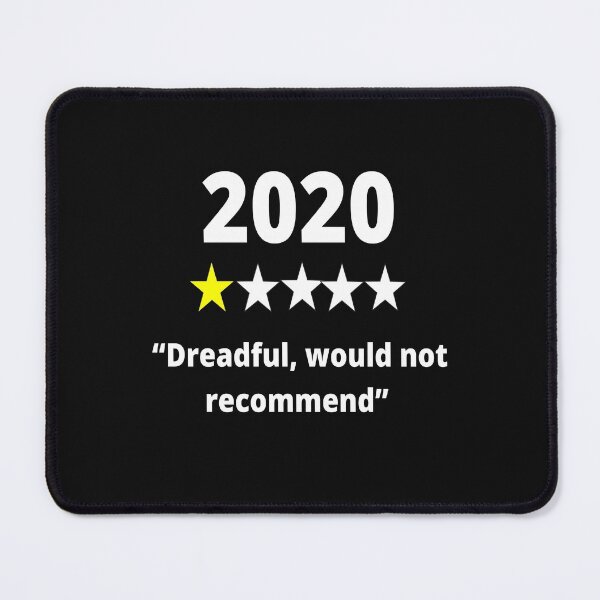 Item preview, 2020 One Star Out of 5 Stars Dreadful Would Not Recommend - Sad Depressing Covid-19 Gifts designed and sold by guitarkel.