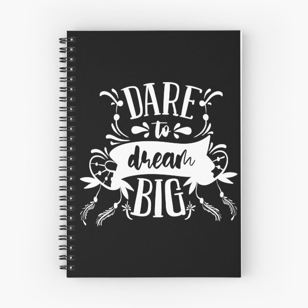Item preview, Dare To Dream Big Dark Edition - Motivational Quote designed and sold by Karnefa.
