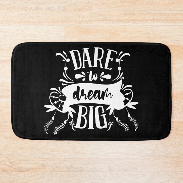Item preview, Dare To Dream Big Dark Edition - Motivational Quote designed and sold by Karnefa.