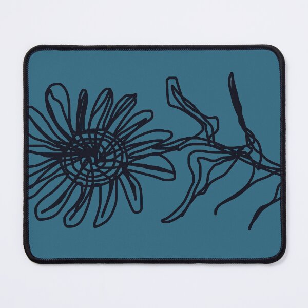 Item preview, Sideways Contour Flower designed and sold by RepeatCandy.