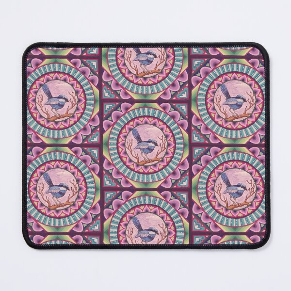 Item preview, Little Blue Fairy Wren Mandala designed and sold by Soozie Wray.
