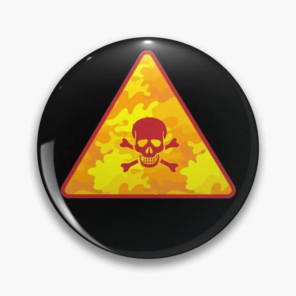 Item preview, camouflage radioactive toxic danger sign designed and sold by Camo0godfather.