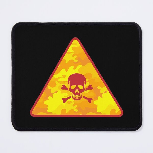 Item preview, camouflage radioactive toxic danger sign designed and sold by Camo0godfather.