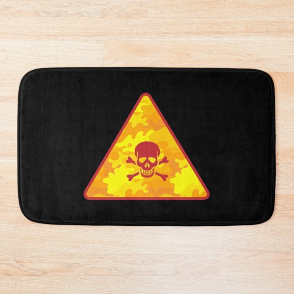 Item preview, camouflage radioactive toxic danger sign designed and sold by Camo0godfather.