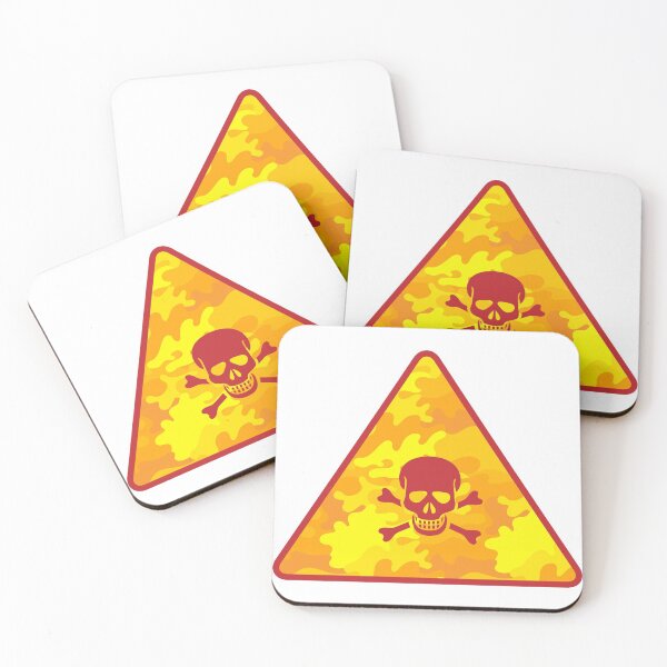 Item preview, camouflage radioactive toxic danger sign designed and sold by Camo0godfather.