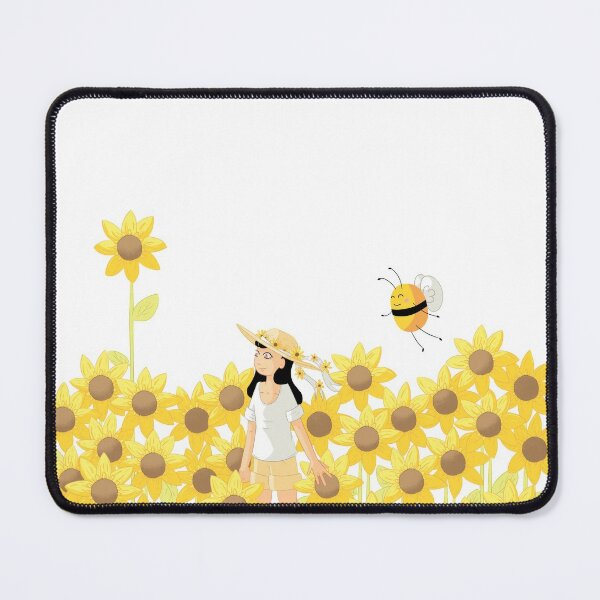 Companions - Sunflower Field (transparent) Mouse Pad