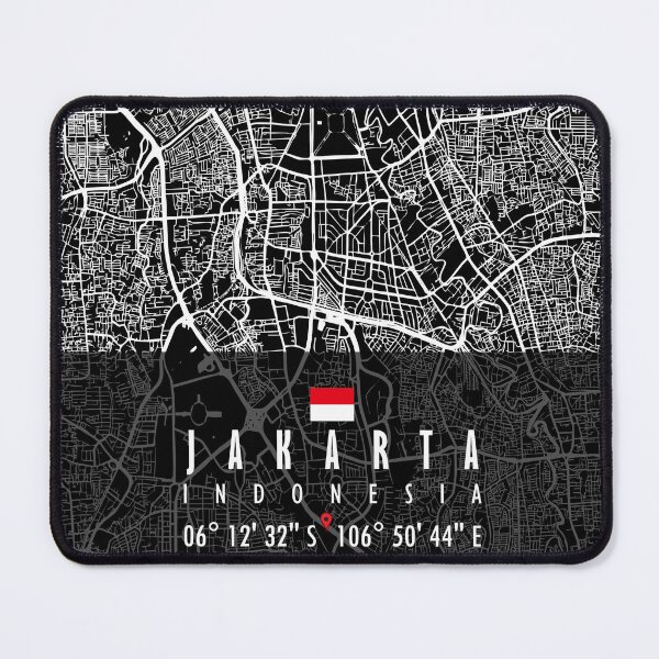 Item preview, JAKARTA MAP INDONESIA designed and sold by hatimelhag.